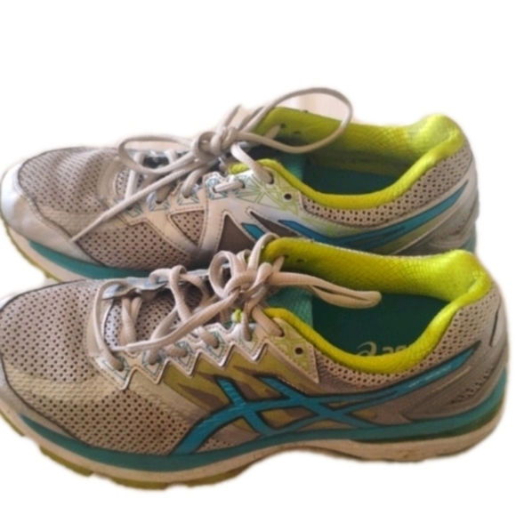 Asics Shoes - Asics Gray and Blue Athletic Shoes for Running